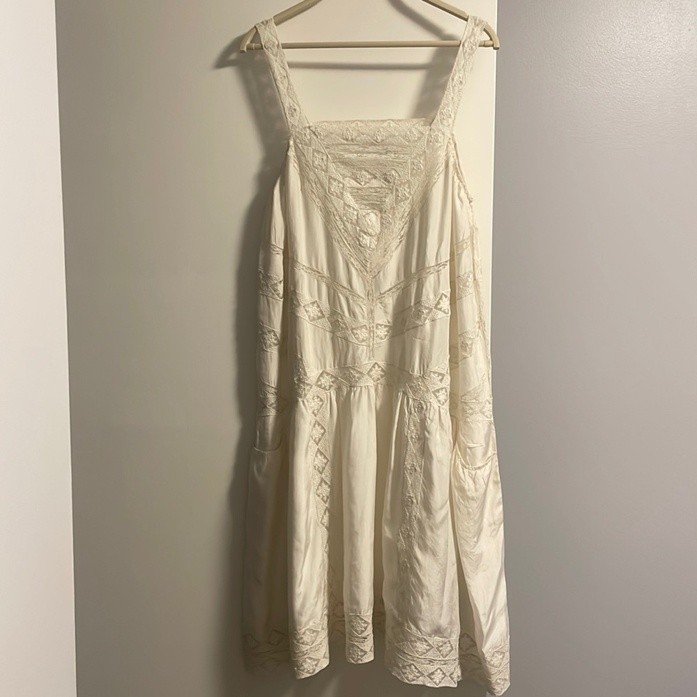 Boho silk dress
